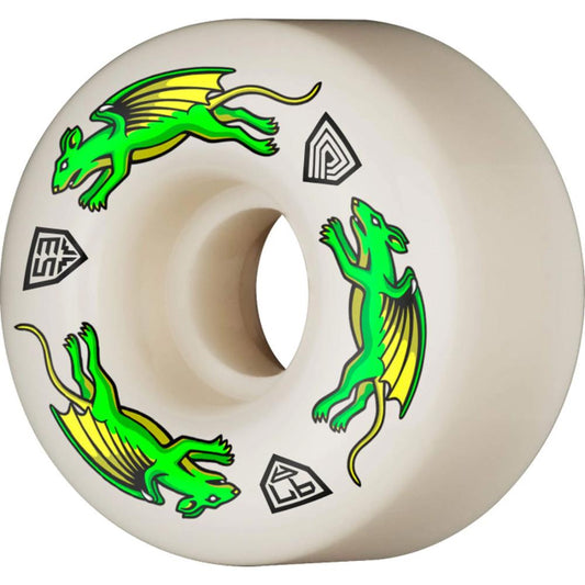 Powell Peralta Dragon Skateboard Wheels Formula Nano Rats 53mm x 34mm 97A