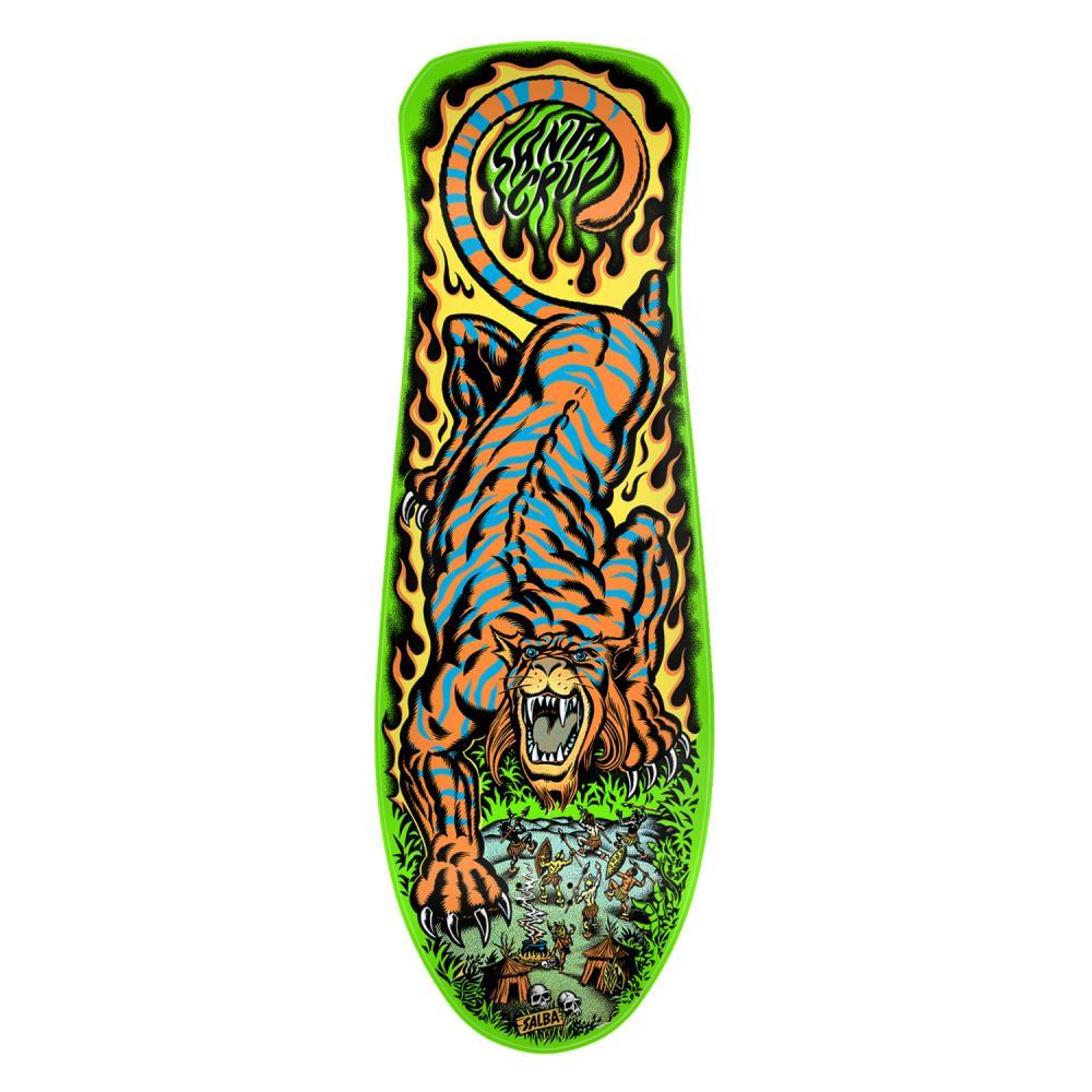 Santa Cruz Skateboard Deck Salba Tiger Reissue Multi 10.3"