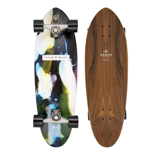 Arbor Surfskate Complete Cruiser Skateboard C7 Shaper Lovelace Multi 32"
