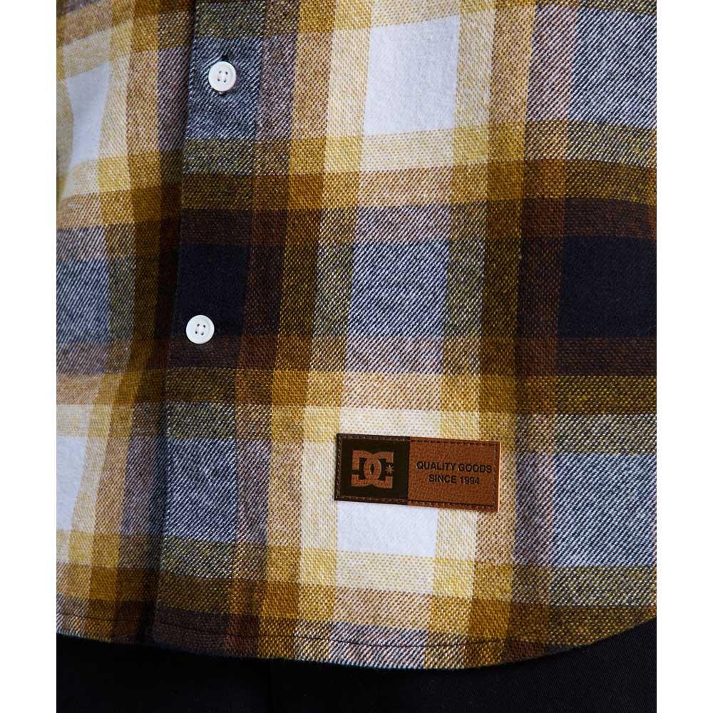 DC Shoe Co Marshal Flannel Shirt Storm Toffee