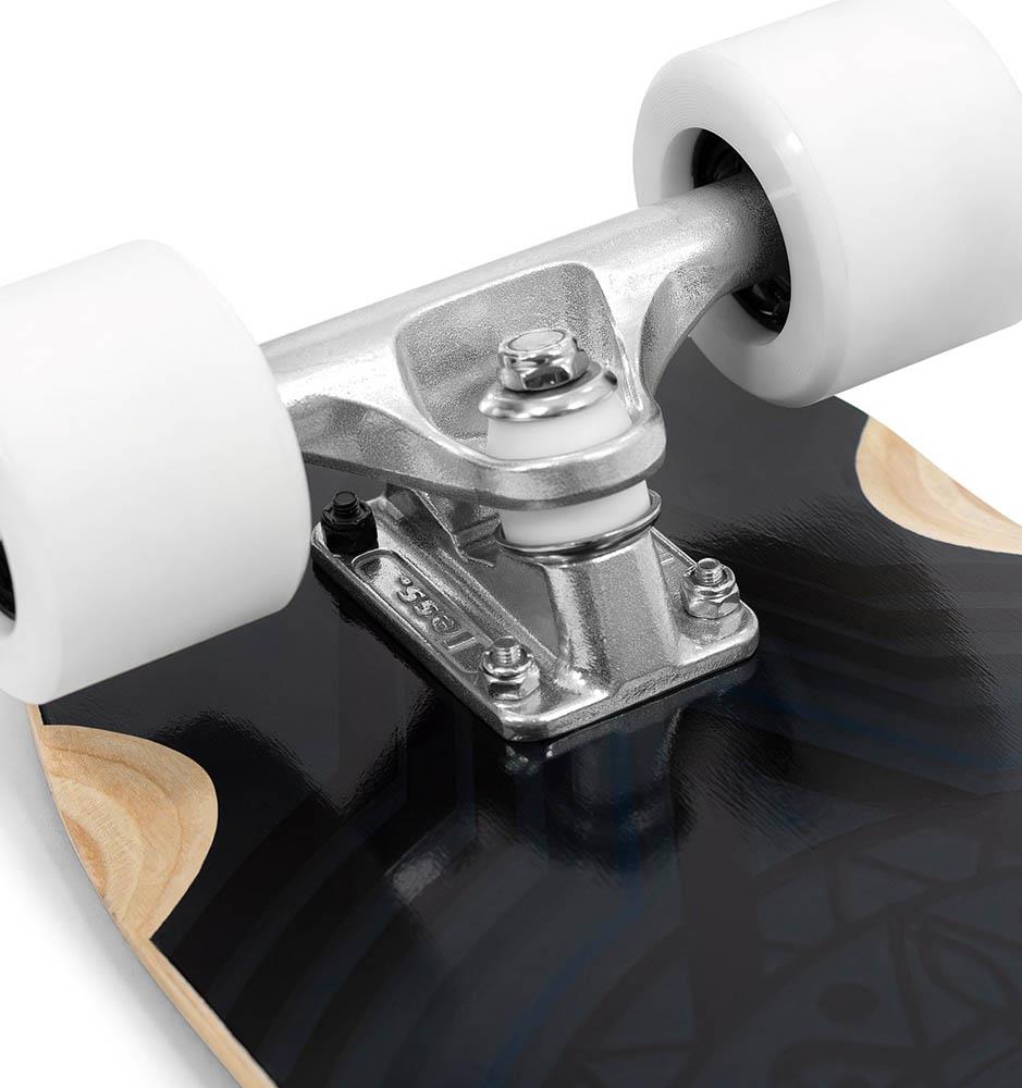 Mindless Drifter Complete Cruiser Skateboard Black 28 x 8''