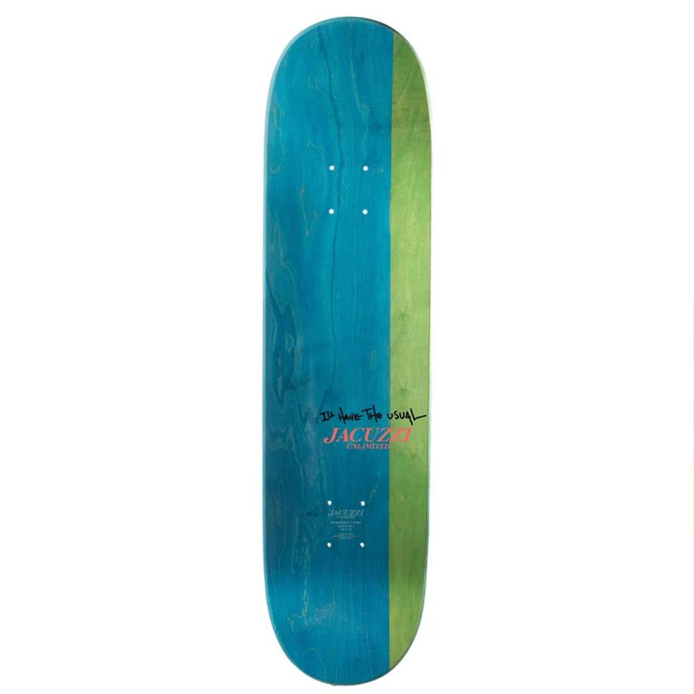 Jacuzzi Unlimited Weedstar EX7 Skateboard Deck Skateboard Deck Grey 8.25''