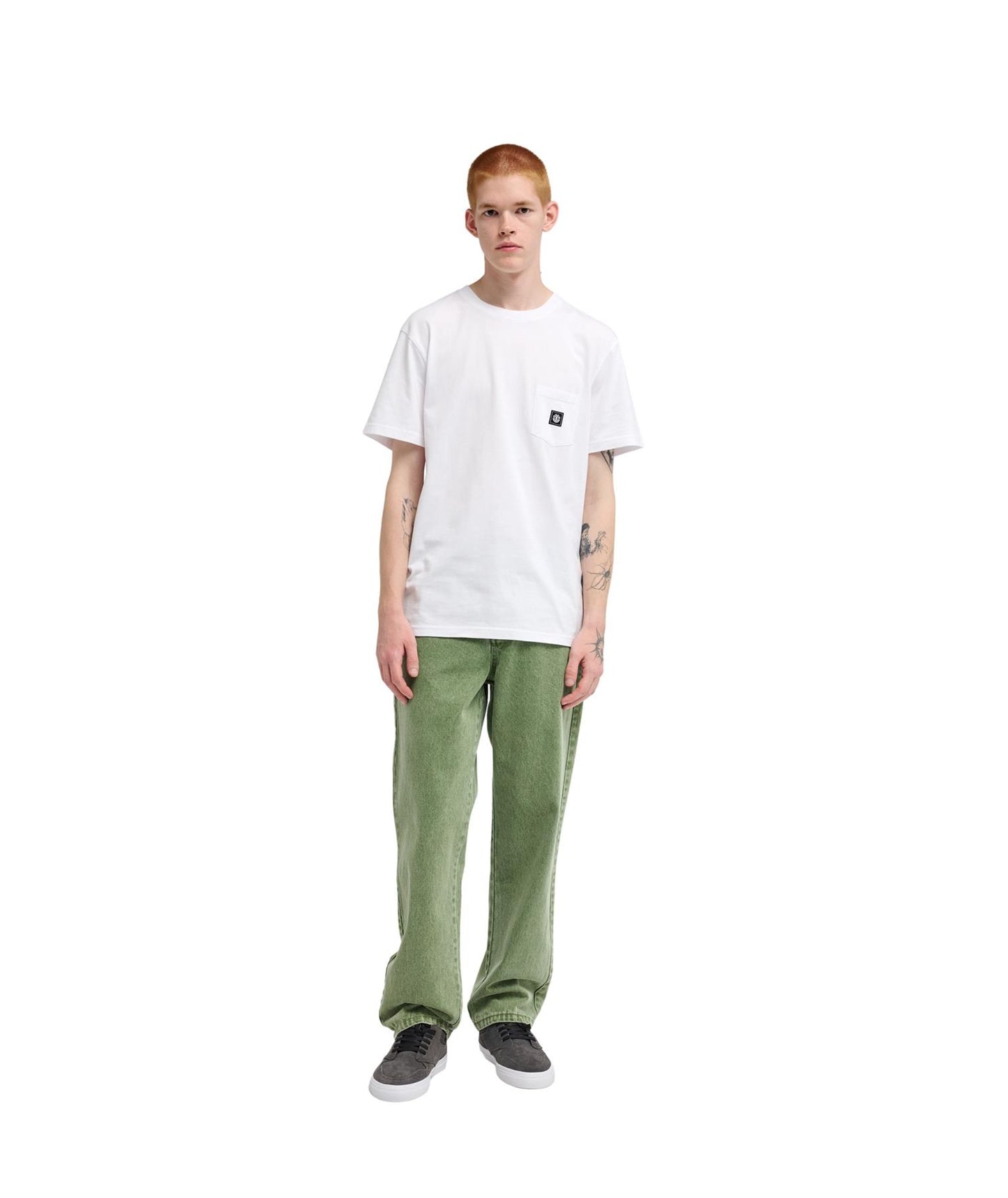Element Relax 5 Relaxed Fit Denim Jeans Deep Forest Green
