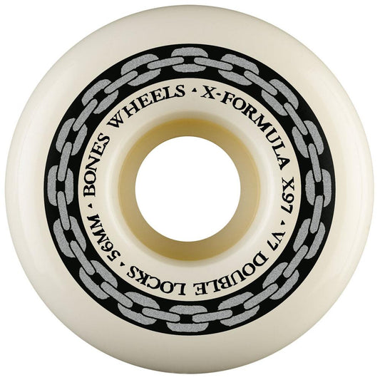 BONES Skateboard Wheels X-Formula V7 Double Lock SP26 56mm 97A