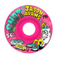 Snot Wheels Jason Adams Neon Pink Conical Skateboard Wheels 54mm 99A