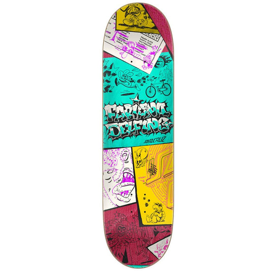Santa Cruz Pro Deck Delfino Scribble FeelBase Pro Assorted 8.25"