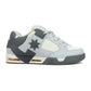 DC Shoe Co Command Skate Shoes Grey Dark Grey Orange