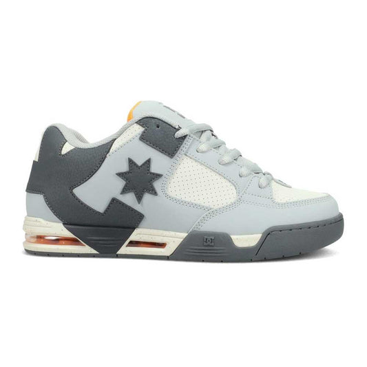 DC Shoe Co Command Skate Shoes Grey Dark Grey Orange