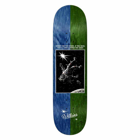 Real Skateboard Deck Wilkins Bright Side Blue/Green 8.62"