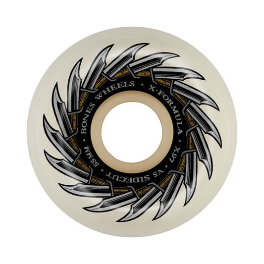 BONES X-Formula Knife Fight V5 Sidecut Skateboard Wheels 55mm 97A