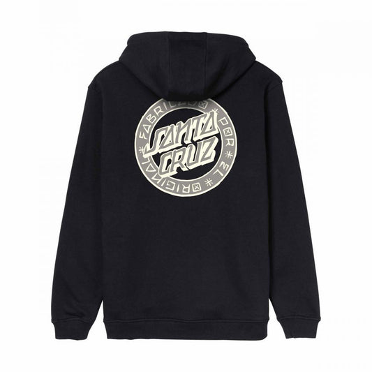 Santa Cruz Loco Dot Hooded Sweatshirt Black
