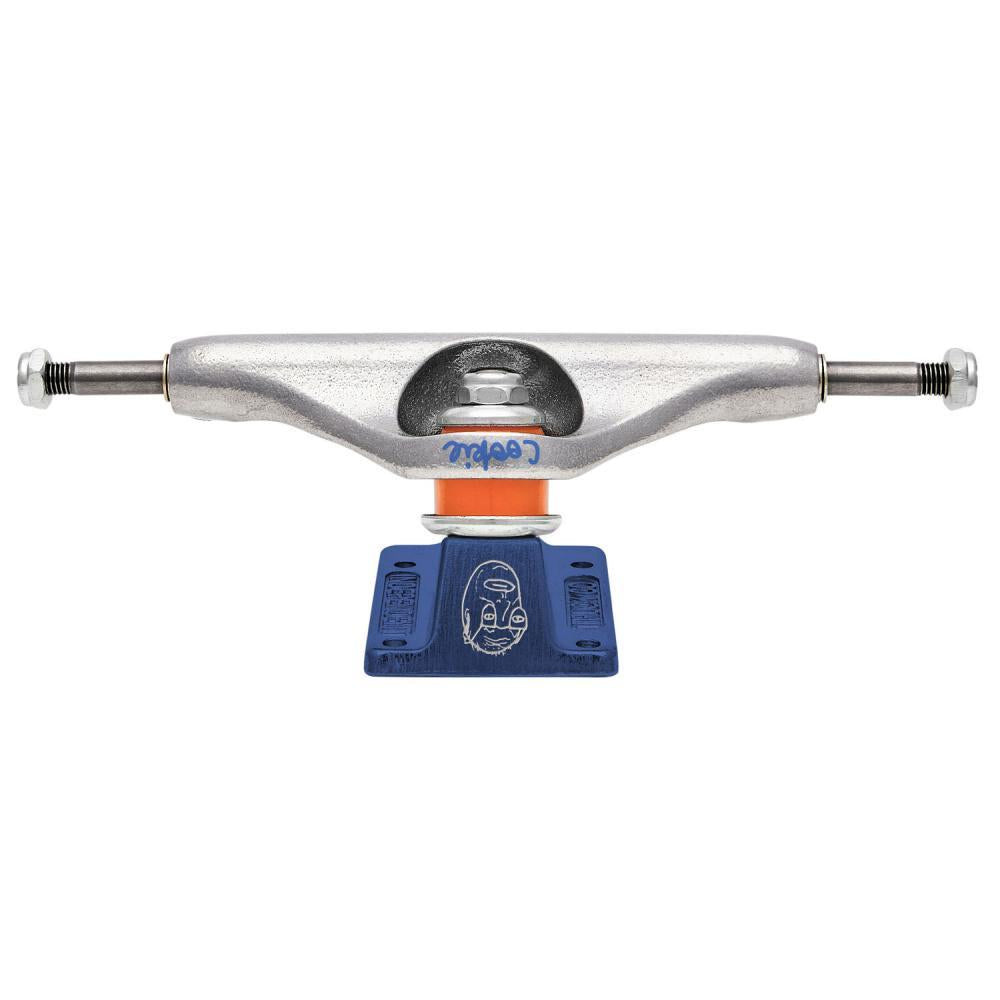 Indy Stage 11 Skateboard Trucks Colbourn Faces 139 Standard Silver Blue 139mm