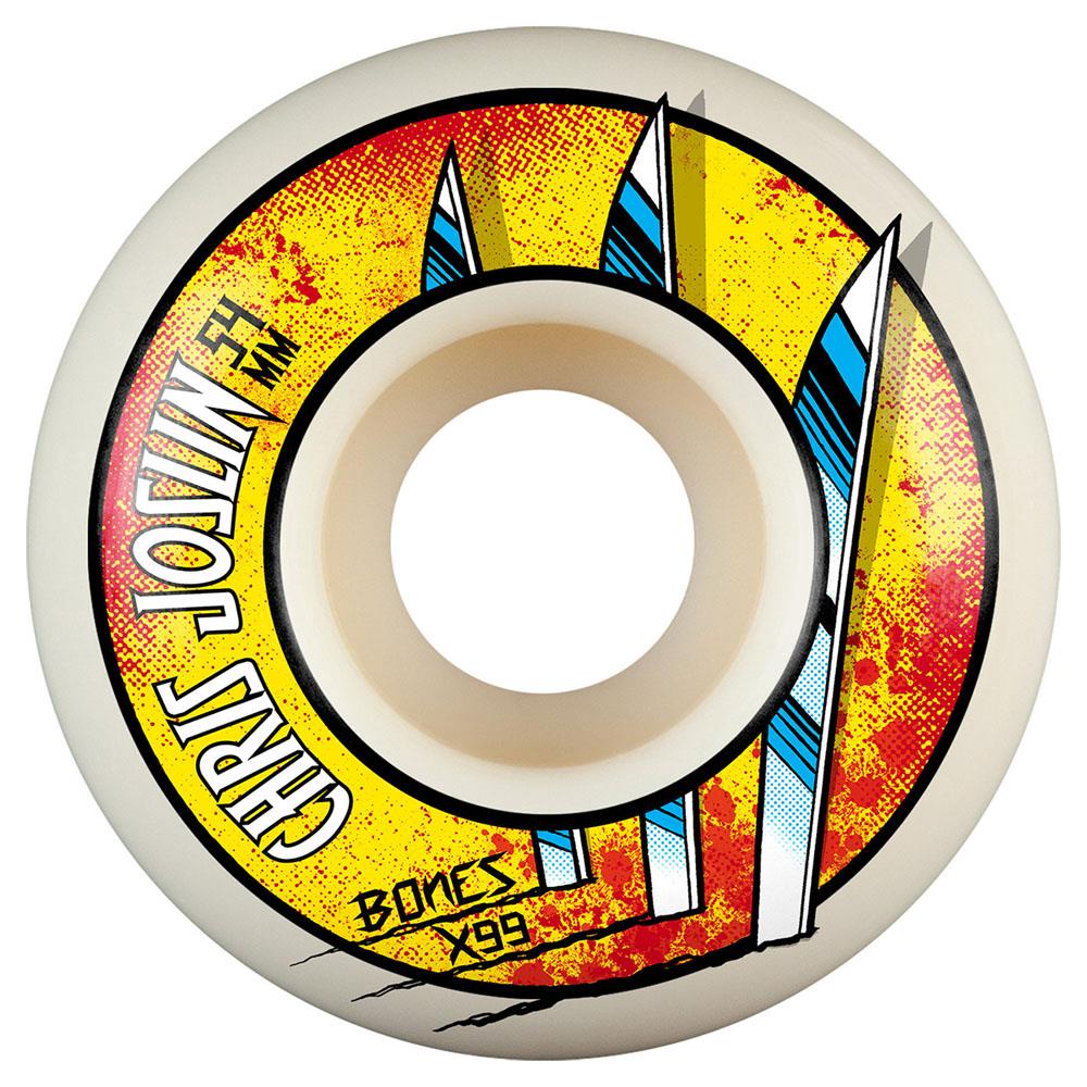 BONES Skateboard Wheels X-Formula Chris Joslin 'Slice of Life' V1 54mm 99A