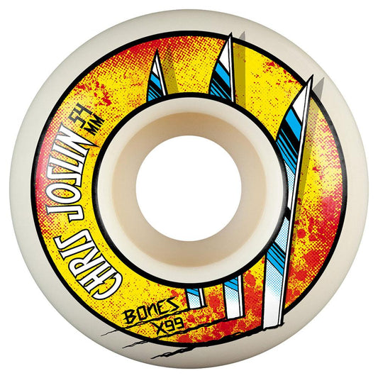 BONES Skateboard Wheels X-Formula Chris Joslin 'Slice of Life' V1 54mm 99A