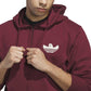 Adidas Skateboarding Shmoo Zip Up Hooded Sweatshirt Dark Red Aluminium