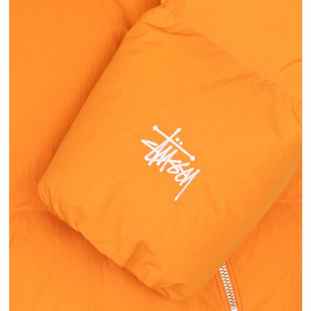 Stussy Nylon Down Puffer Orange – Black Sheep Store