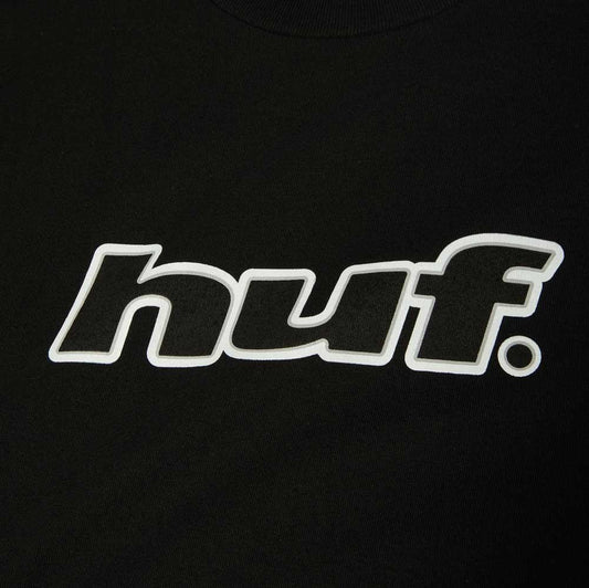 Huf Dot Short Sleeve T-Shirt Black