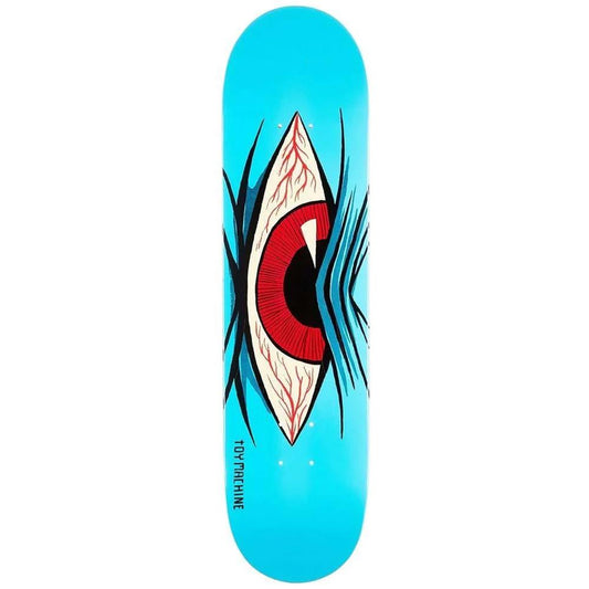 Toy Machine Mad Eye Skateboard Deck Blue 7.75"