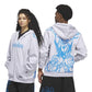 Adidas Skateboarding Kogan Zip Up Hooded Sweatshirt Light Grey Heather Blue