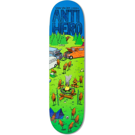 Anti Hero Daan Roached Out 2 Skateboard Deck Green 8.28"