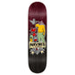Krooked Manderson Complex Skateboard Deck Maroon Black 8.38"