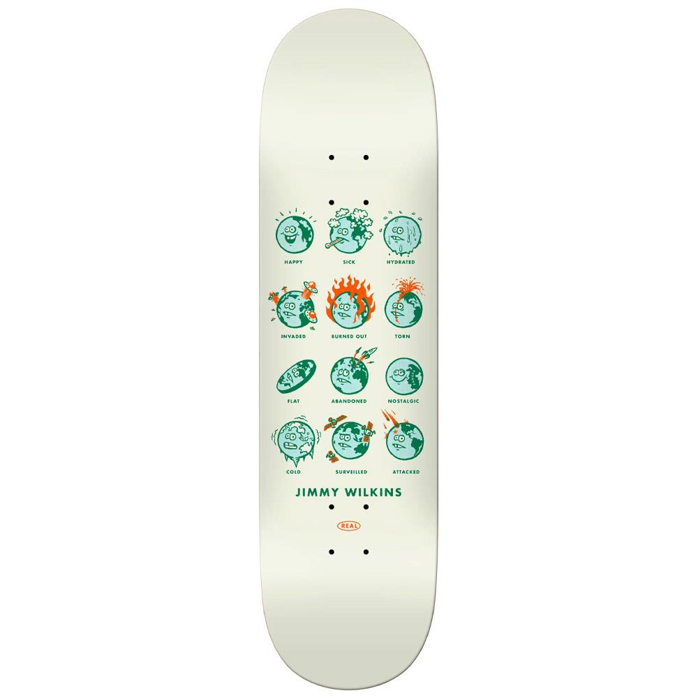 Real Jimmy How Are You Skateboard Deck Cream 8.5"