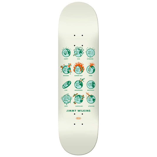 Real Jimmy How Are You Skateboard Deck Cream 8.5"