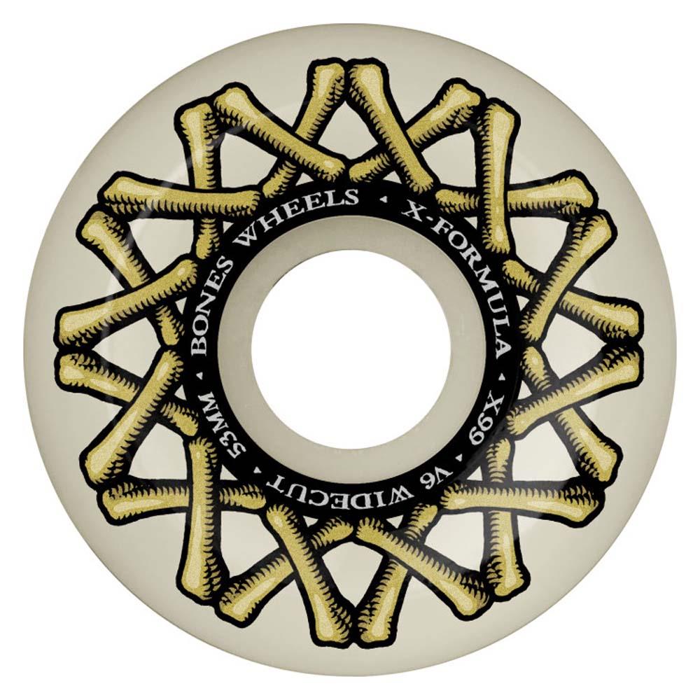 BONES™ X-Formula XF Widecut V6 Skateboard Wheels 99A 53mm