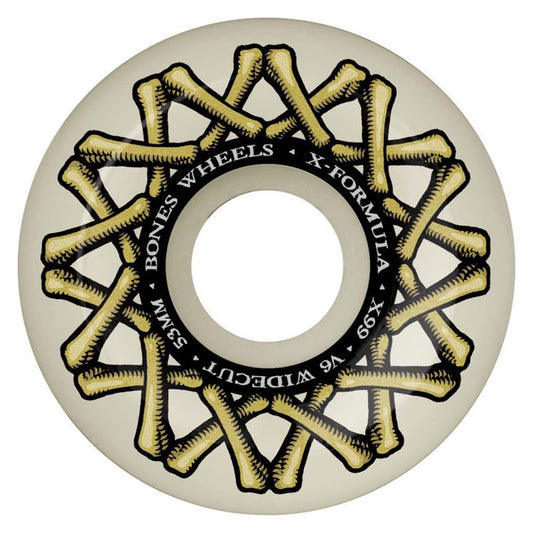 BONES™ X-Formula XF Widecut V6 Skateboard Wheels 99A 53mm
