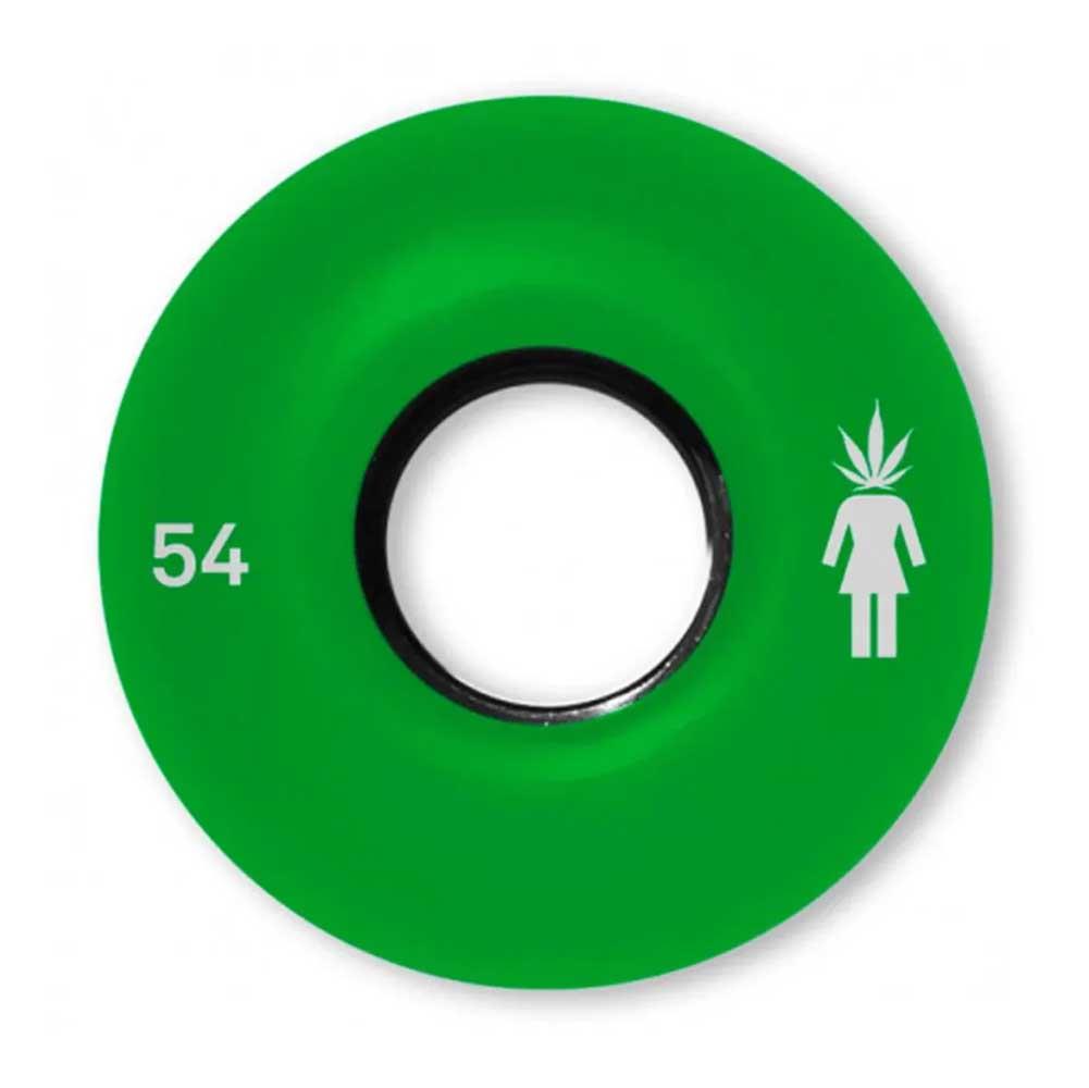 Girl Skateboards Trees Cruiser Wheels Green 54mm 85A 54mm