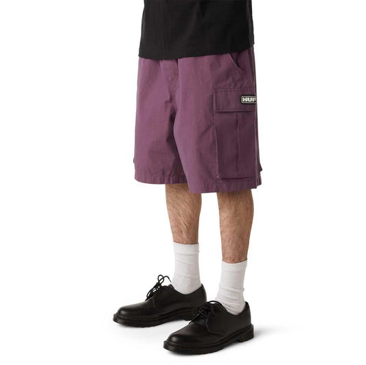 Huf Millenium Cargo Shorts Dark Berry Purple