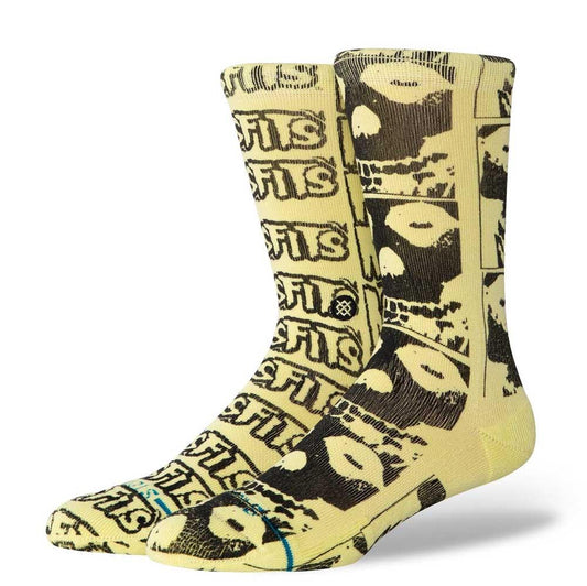 Stance Socks Misfits Collection Crew Melon Large