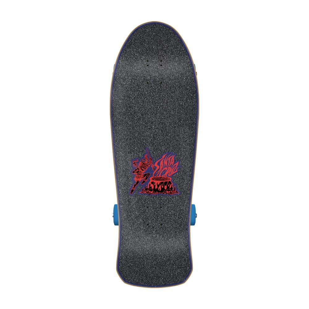 Santa Cruz Cruiser Factory Complete Skateboard Salba Tiger Blue