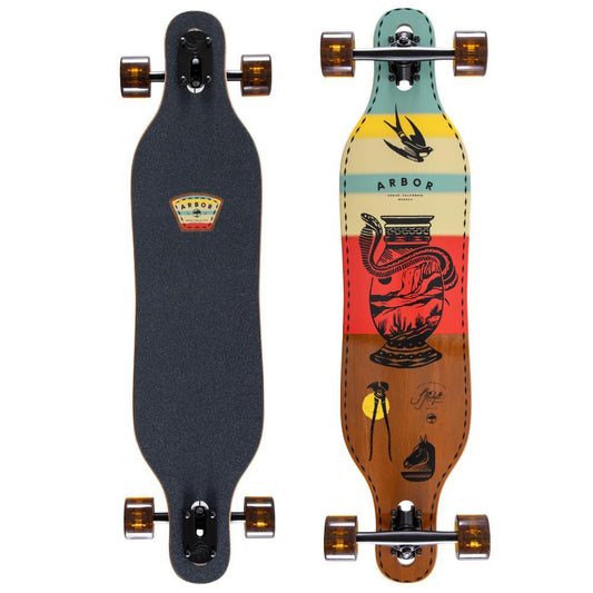 Arbor Performance Complete Cruiser Skateboard Jess Mudgett Axis 37 Multi 37"