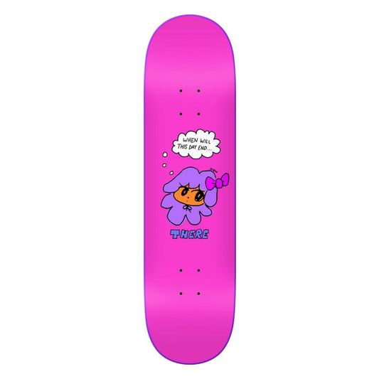 There Skateboards Kien Day End Full Skateboard Deck Pink 8.25"