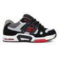 DC AT-2 Black Grey Red Leather Skate Shoes