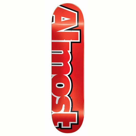 Almost Outliner HYB Skateboard Deck Red 8.5''