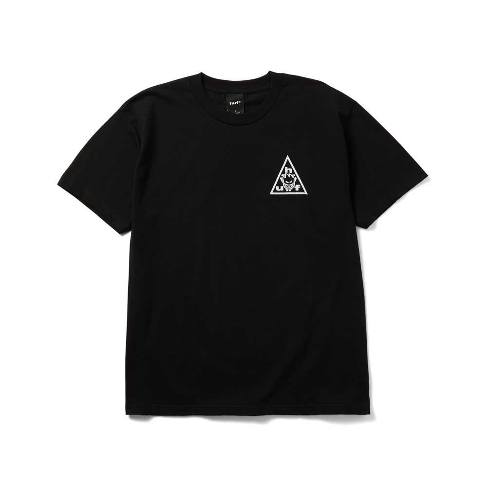 HUF X Spitfire Sticker TT Short Sleeve T-Shirt Black