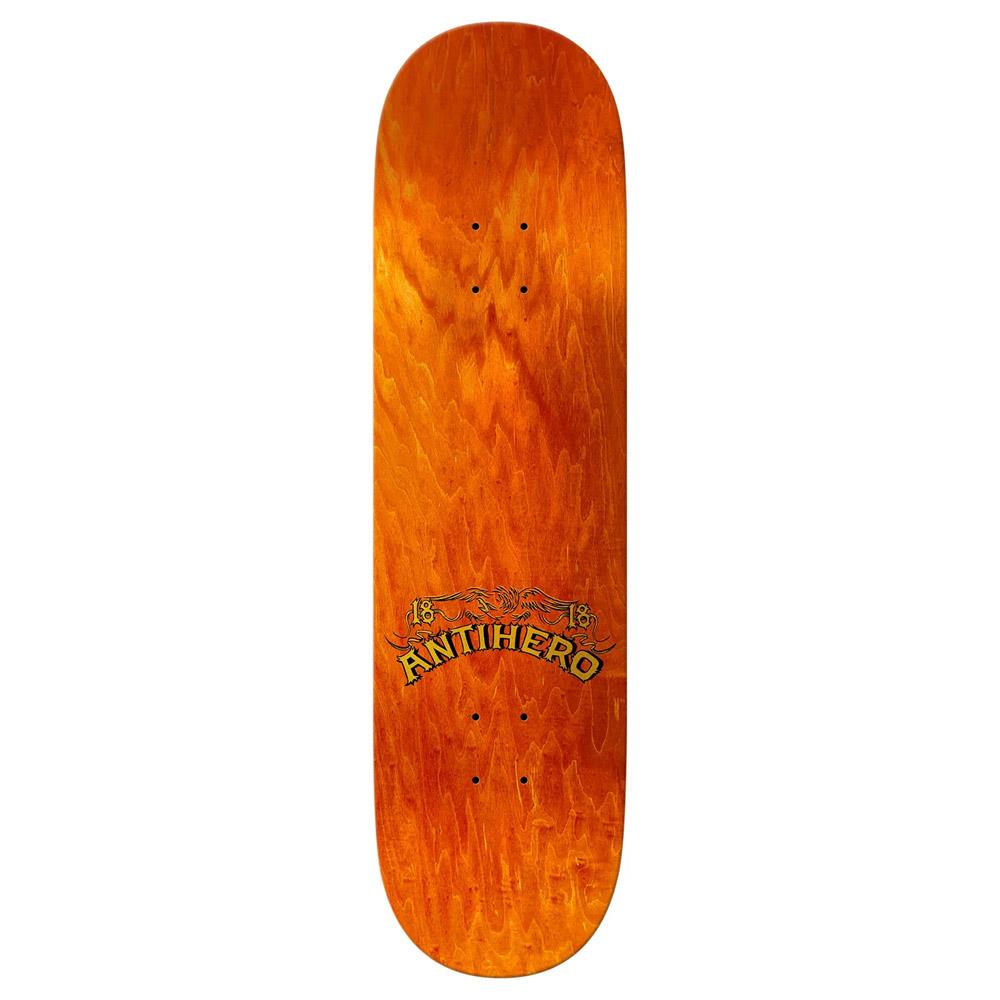 Anti Hero Brian Anderson Customs Orange Skateboard Deck 9.02
