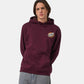 Santa Cruz Hooded Sweatshirt Slime Scream Dark Cherry Medium