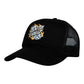 Santa Cruz Skateboards Cap Flaming Dice Dot Meshback Black One Size Adult