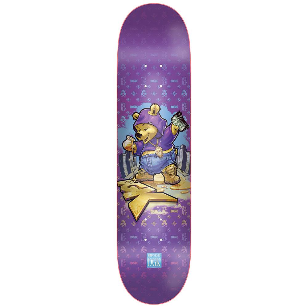 DGK Brian Reid 'Goldie' Skateboard Deck Purple 8.38"
