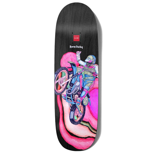 Chocolate Deck Psych Bike Raven Tershy Couch Random Stains 9.25"