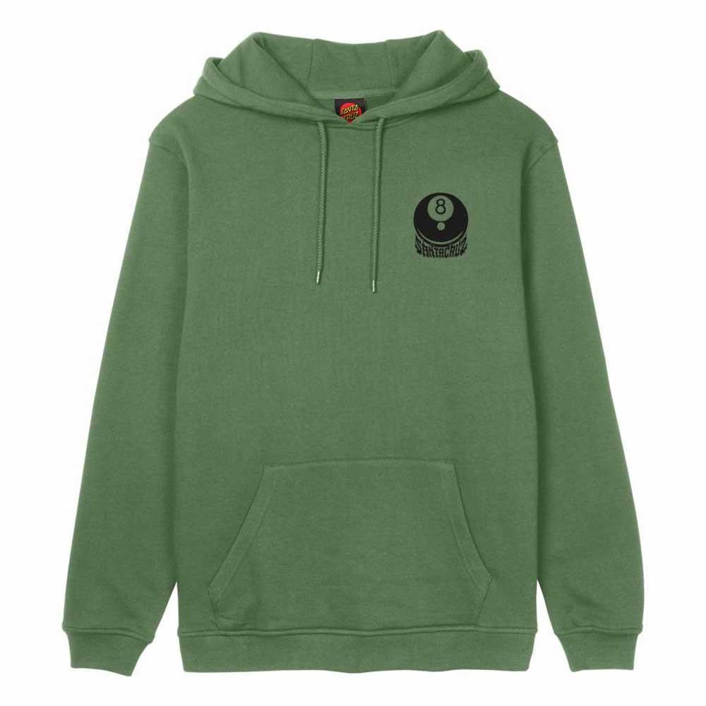 Santa Cruz Winkowski 8 Ball Samurai Hooded Sweatshirt Dill Green