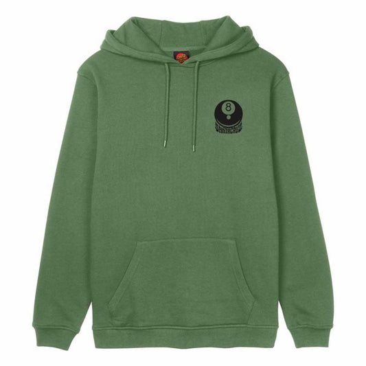 Santa Cruz Winkowski 8 Ball Samurai Hooded Sweatshirt Dill Green