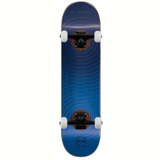 Almost Max Knock Out Rings Impact Complete Skateboard Blue 8''