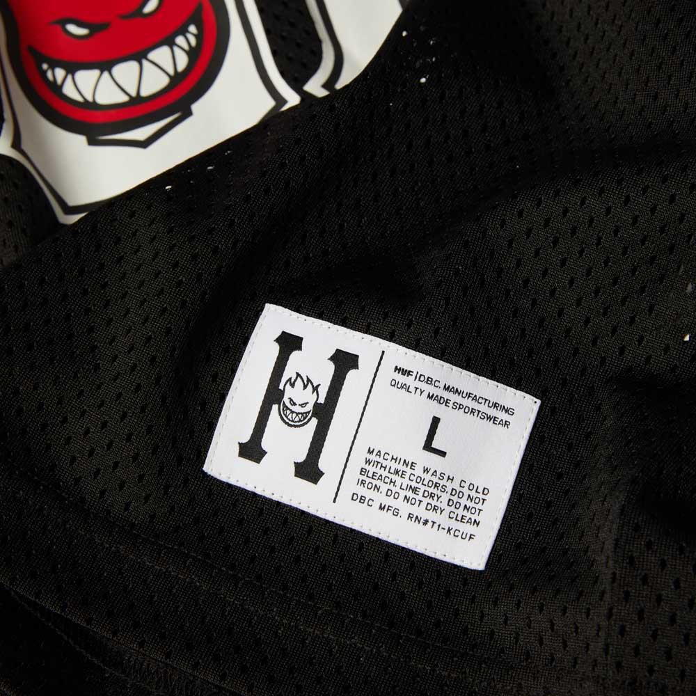 HUF X Spitfire End Zone Football Jersey Black