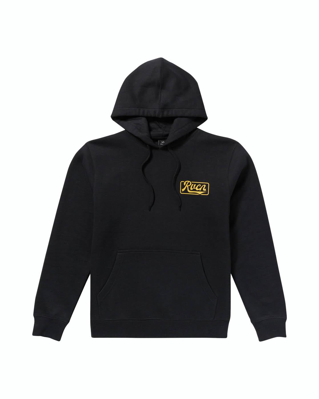 RVCA Frame Up Hooded Sweatshirt Black