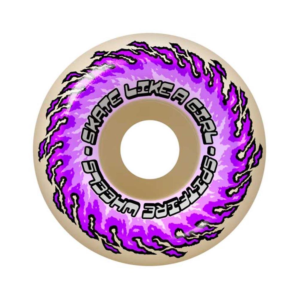 Spitfire Skate Like A Girl Formula 4 Skateboard Wheels OG Classic 54mm Natural