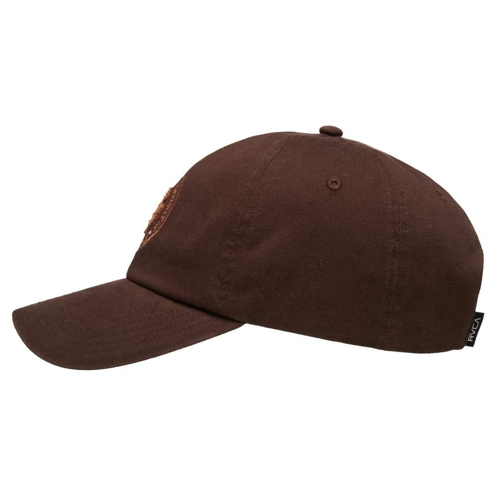 RVCA Sanctum Dad Cap Chocolate Brown